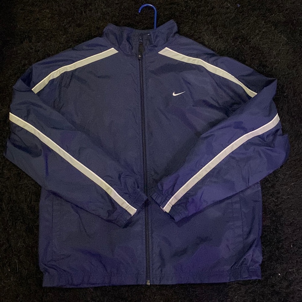 Navy blue Vintage Nike zip-up Windbreaker